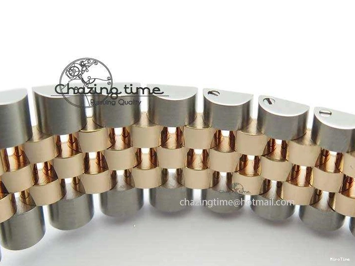 MiroTime 0313 Vibrant DateJust 41mm 126303 Noob 1:1 Best Edition RG Wrapped Brown Diam Dial Fluted Bezel On Jubilee Bracelet A 3781